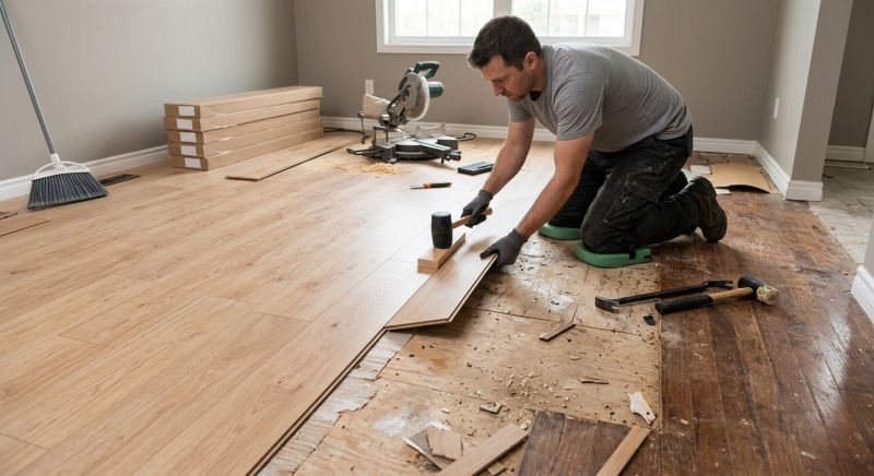 Laminate Floor Installation in La Jolla, CA