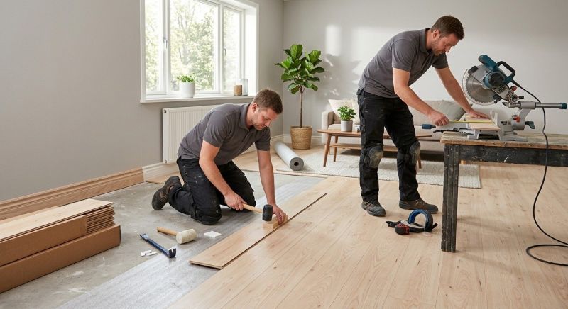 Laminate Floor Installation in Vista, CA