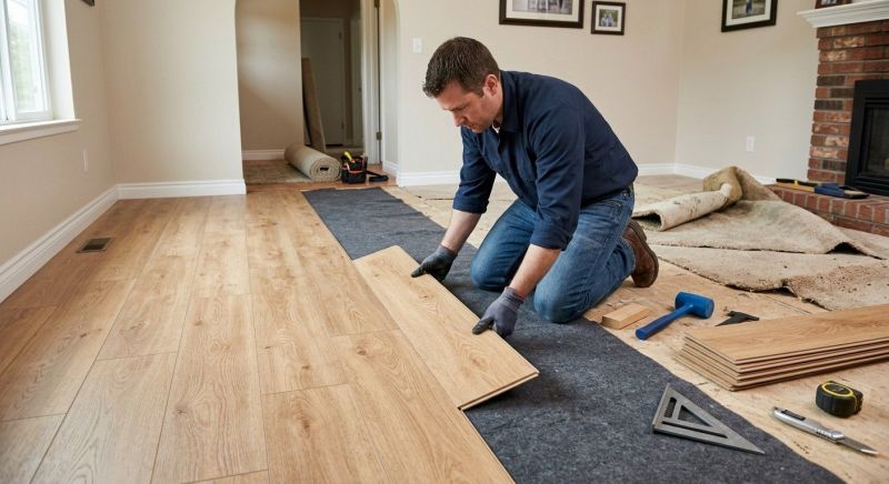Laminate Floor Remodeling in Escondido, CA
