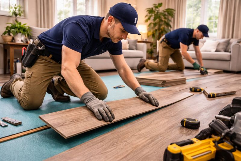 Laminate Floor Replacement in Del Mar, CA
