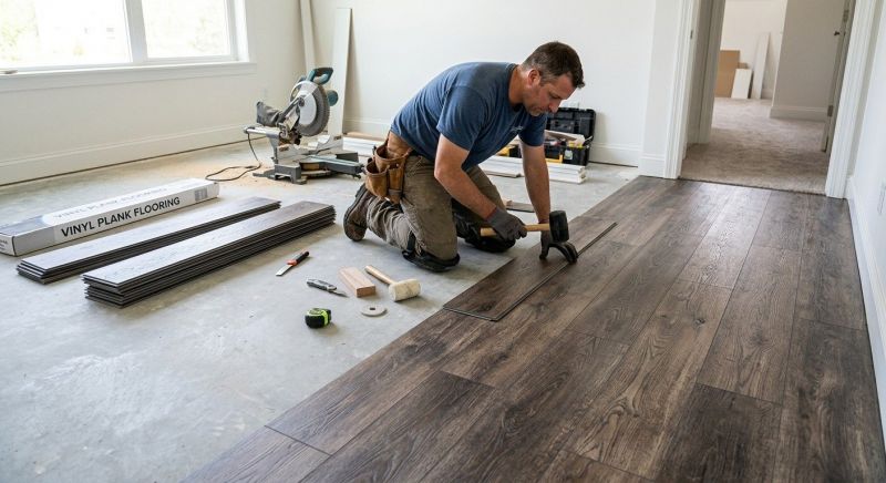Linoleum Floor Installation in Fallbrook, CA