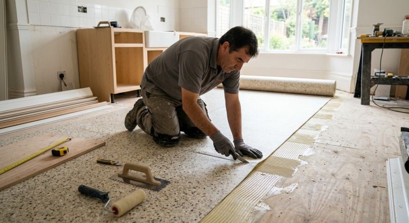 Linoleum Floor Installation in Pala, CA