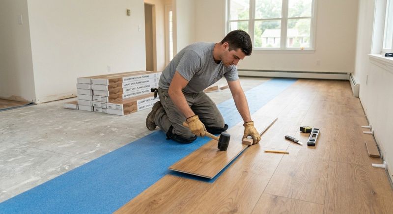 Lvt Flooring Installation in Del Mar, CA