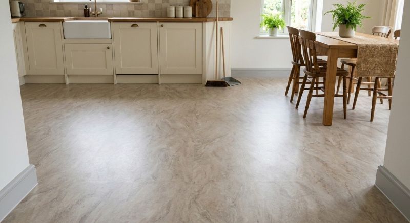 Sheet Linoleum Installation in La Jolla, CA
