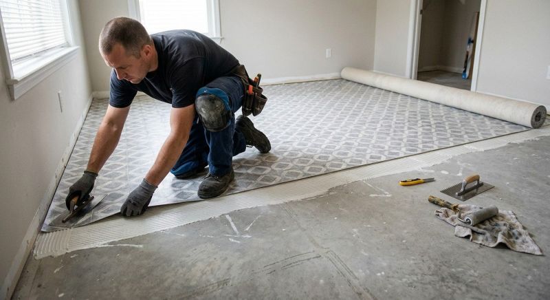 Sheet Vinyl Installation in Fallbrook, CA