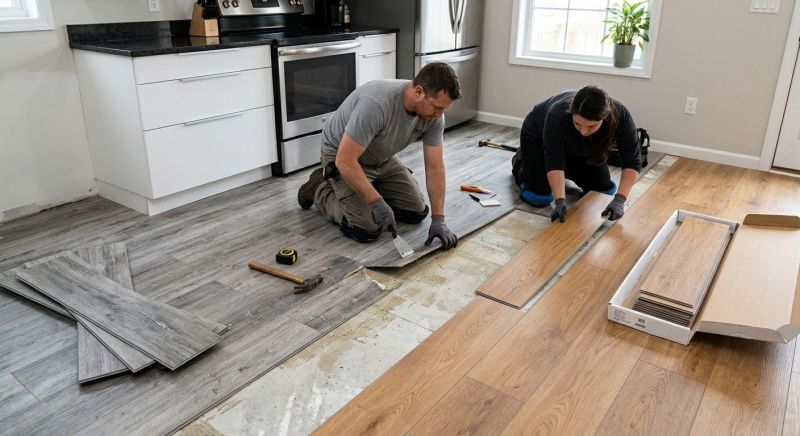 Vinyl Floor Replacement in Escondido, CA
