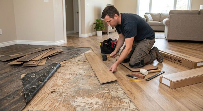 Vinyl Flooring Installation in Solana Beach, CA