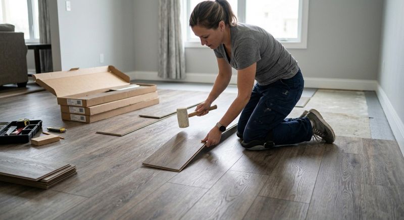 Vinyl Plank Floor Installation in Escondido, CA