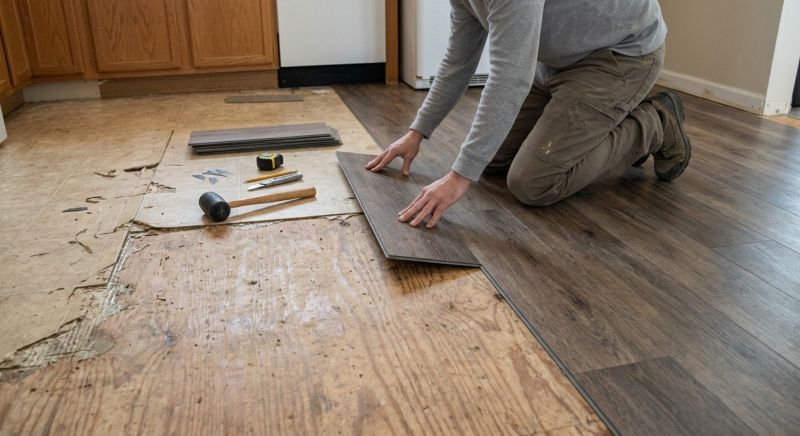 Vinyl Tile Replacement in Escondido, CA
